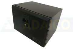 Caixa Ferramenta ADABOX Aço Galvanizado Preto (1,5 mm.), 1 Fecho