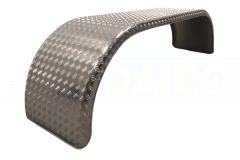 Aluminium Tandem Mudguard, checkerplate 2,5/4 mm