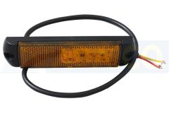Warning Light LED 12/24V intermittent cable 500 mm.