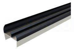 Türdichtprofil 3,2x67 m. PVC Schwarz coextrudiert  für Kühlwagen