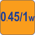 0,45/1w