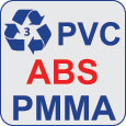 Abs/pmma/pvc